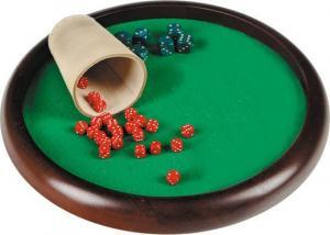 Leren Pokerbeker